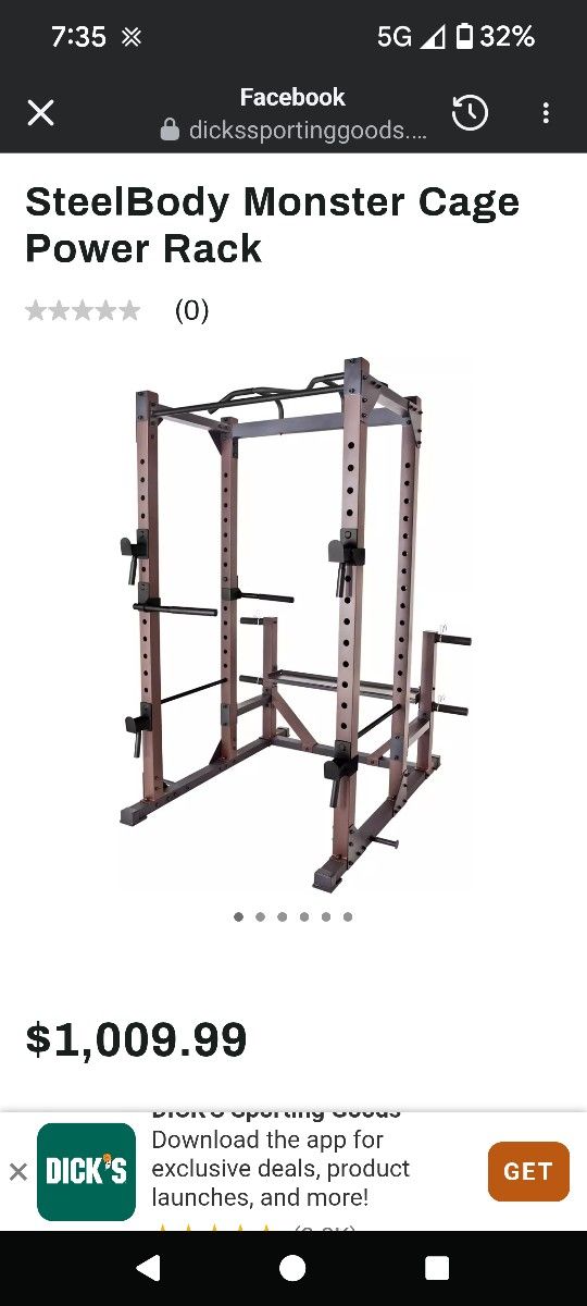Steel Body Weight Rack