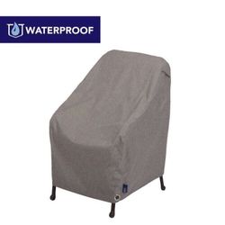 Garrison Waterproof Outdoor Patio Chair Cover, 27 in. W x 34 in. D x 31 in. H, Heather Gray
