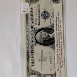 Mint State Silver Certificate