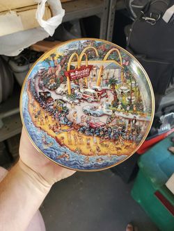 Collectible Plate McDonald's Golden Summer