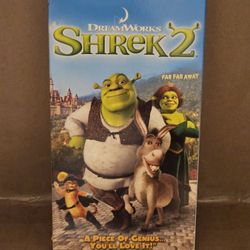 Shrek 2 VHS Movie - Used - Good Condition - Family Film - DreamWorks Classic