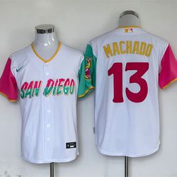 Padres City Connect Jersey Manny Machado True US Size