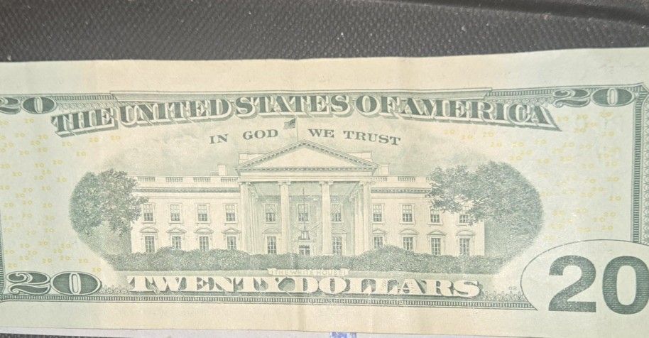 20 Dollar Bill   Fancy  Serial Number 