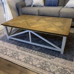 Rustic Coffee And Side Table