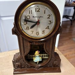 Mastercrafters Clock Swing Girl Vintage