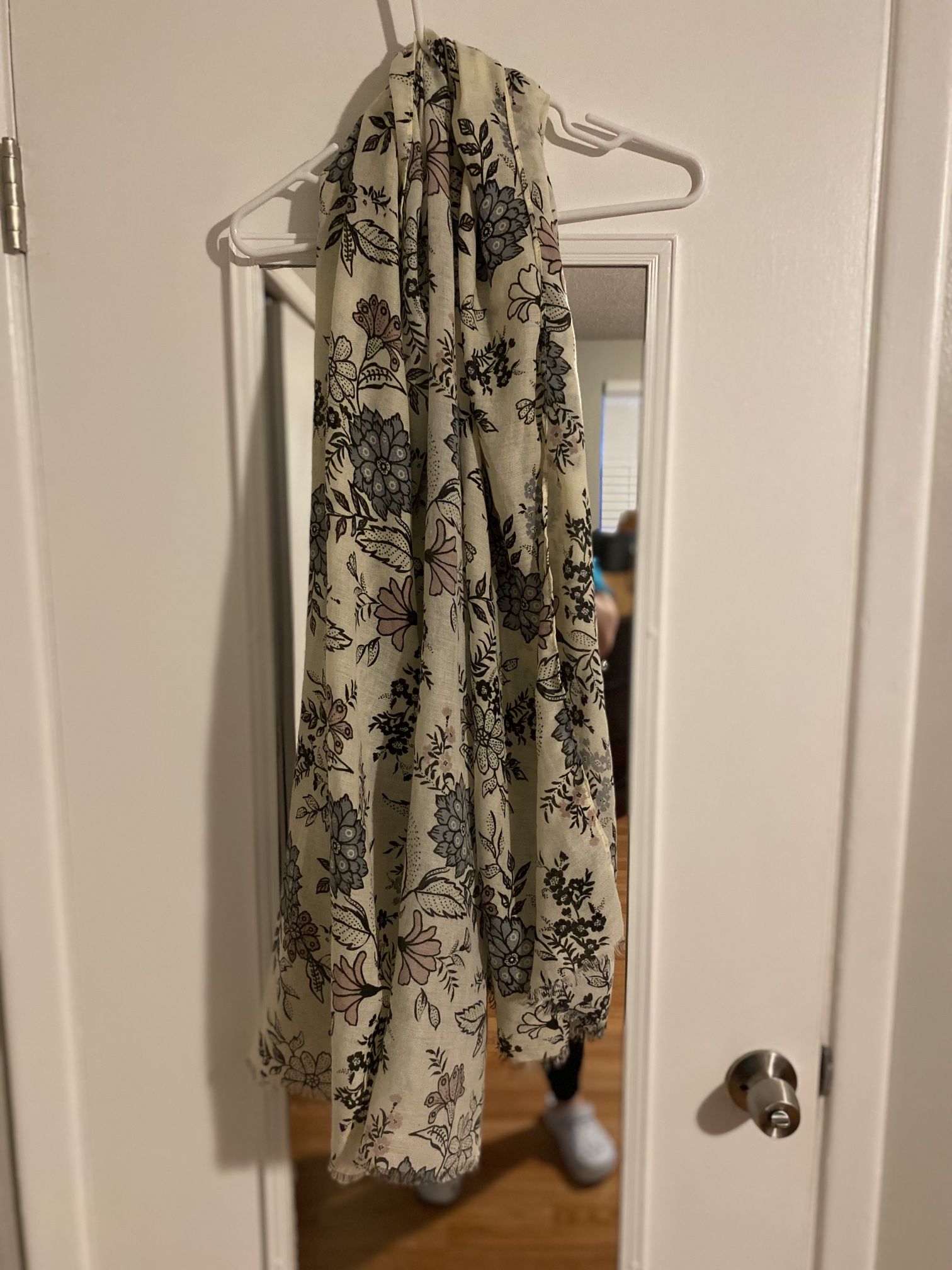 Beautiful floral large scarf or shawl