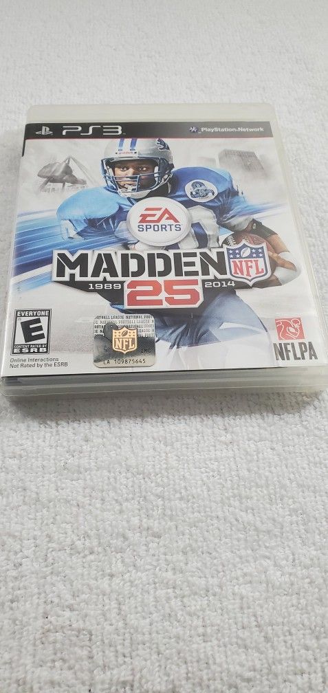 MADDEN NFL 25:ANNIVERSARY EDITION  PS3
