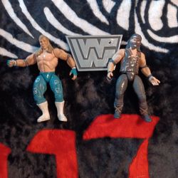 WWF Action Figures - Shawn Michaels and Mankind