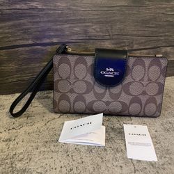 Authentic Coach Wristlet Wallet