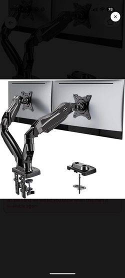 Dual Monitor Desk Mount (13-32")