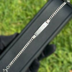 Jewelry .925 Sterling Silver bracelet name Joseph 7.75” 4.00mm 9.60g