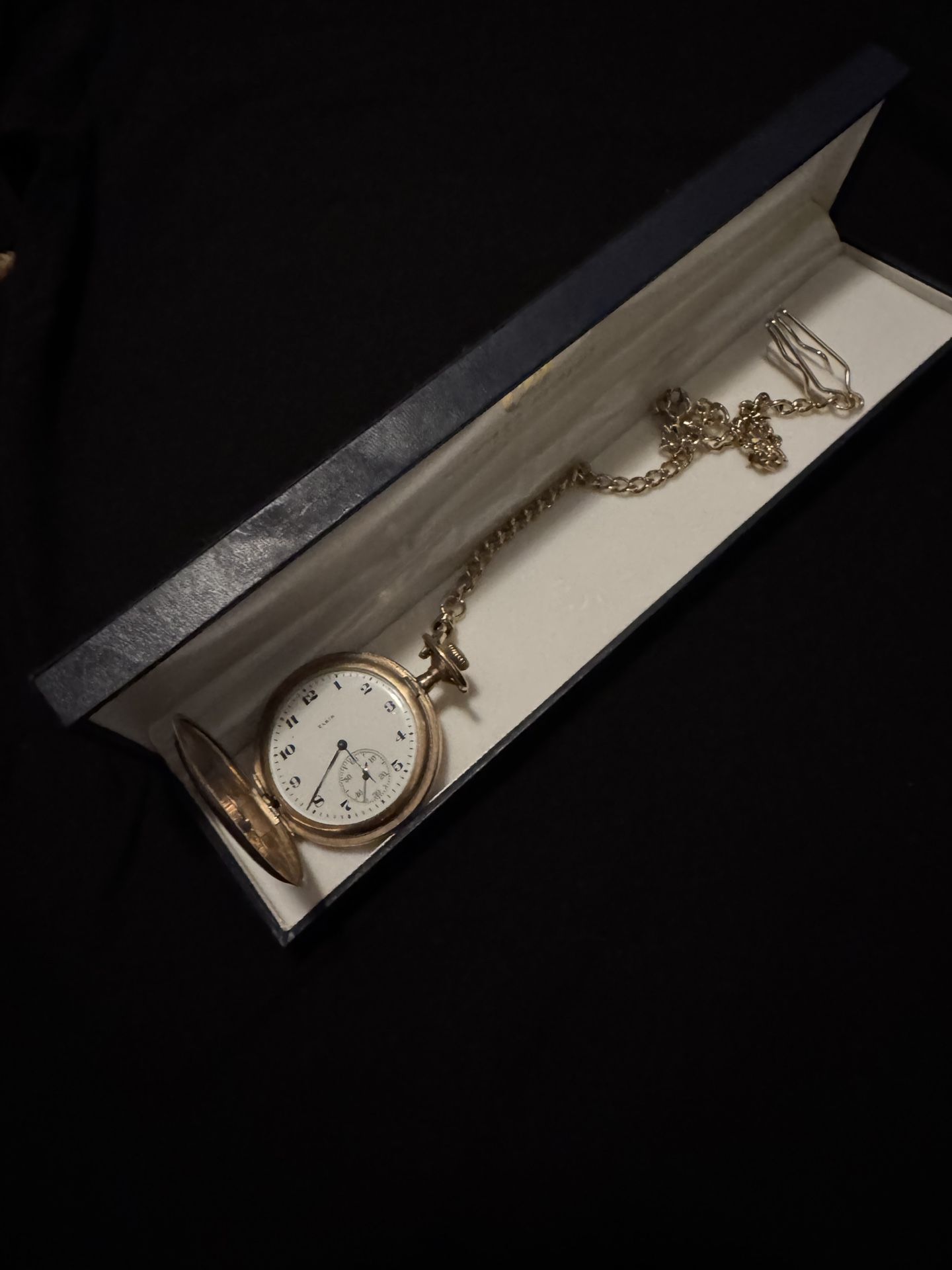 Charles Hubert Paris Stainless-Steel Pocket watch