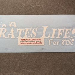 Pirate Car Decal