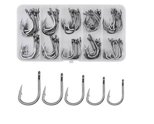 50pcs Premium Fishhooks 
