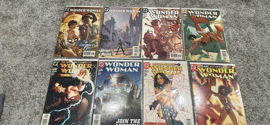 8 WONDER WOMEN COMICS #190-197  they are in great condition Adam Hughes some of them