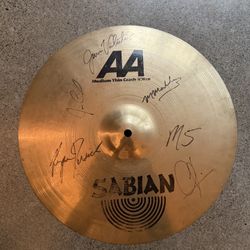 Signed Maroon 5 Cymbal 