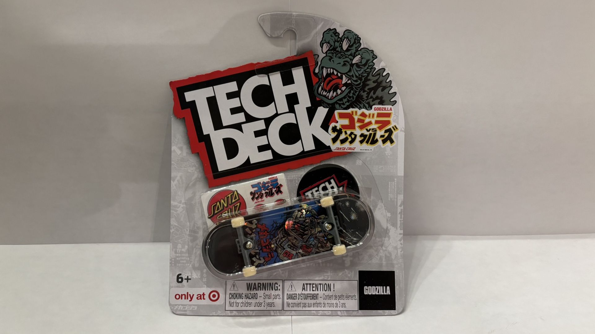 2025 Tech Deck Ultra Rare Santa Cruz Godzilla Target Exclusive New