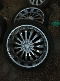 Rims and tires 24”
