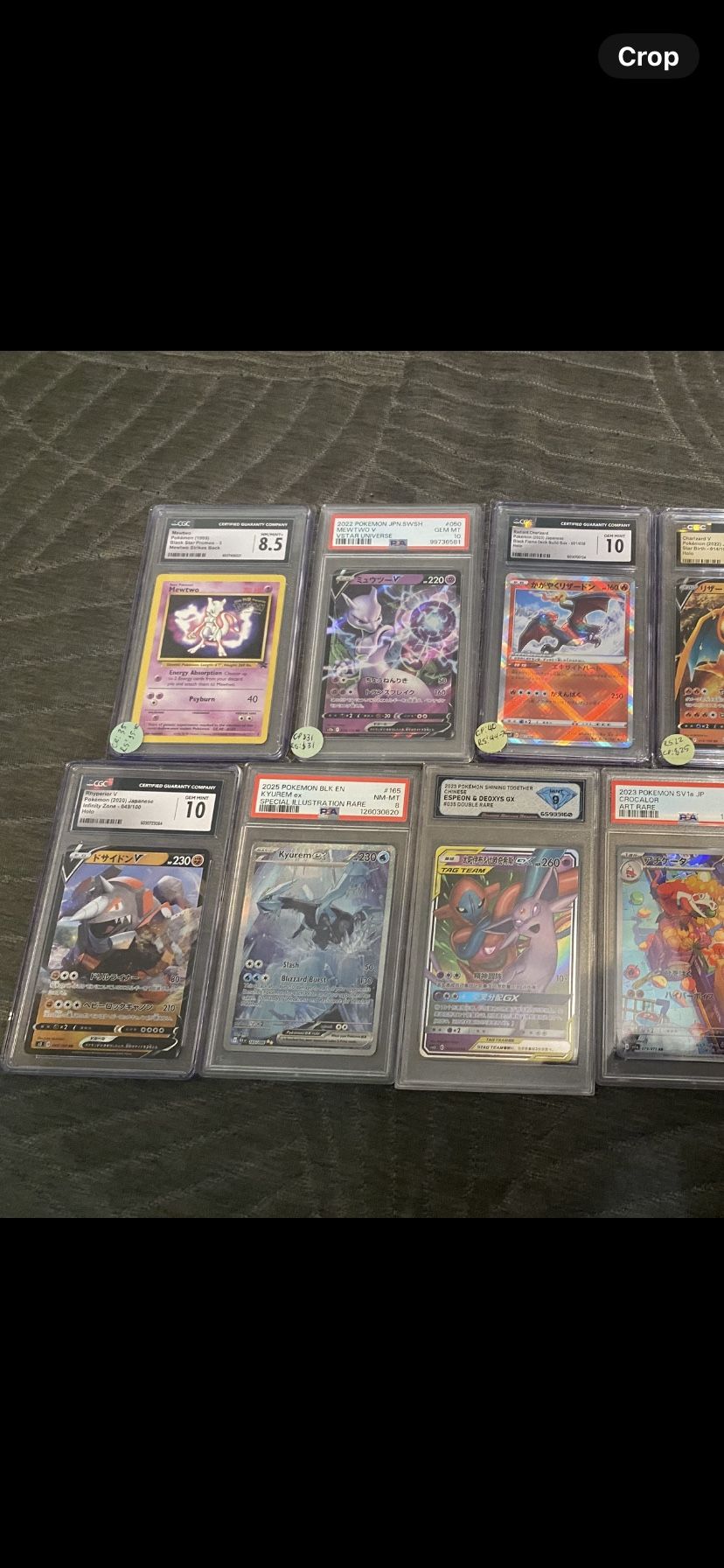 Graded Pokemon Slabs