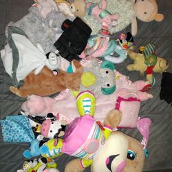 Hugh Lot Of Baby Toddler Toys With Tub And Shower Spray 