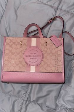 Coach Dempsey Tote 30 pink