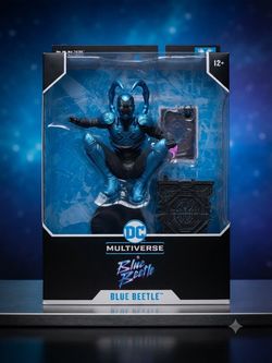 McFarlane Toys DC Multiverse Blue Beetle Action Figure In Box Collector Item
