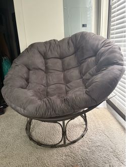 Grey Papasan chair