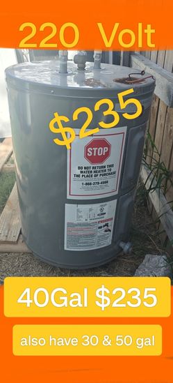 $235 Water Heater Boiler / Stackable Washer Stove Dryer 