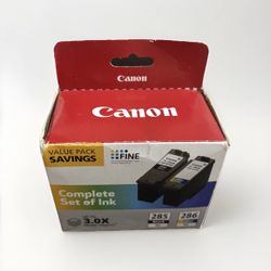 Canon PG-285 XL CL-286 XL Genuine Ink Pack (2 Cartridges),l TR7820, TS7720/7722 