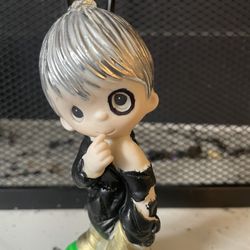 Goth Figurine With Box Hand Painted 