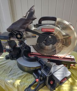 Craftsman 10-in Sliding Compound Miter Saw with Laser Trac