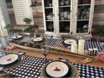 Handcrafted Rustic Succulent Centerpiece – 5 Feet Long