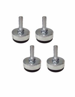 Seville Classics UltraHD 2.5" Steel Levels with Rubber Base, Set of 4 Brand New in Box