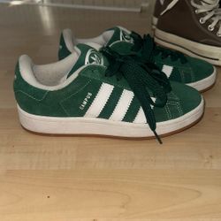 green suede adidas campus 00s 