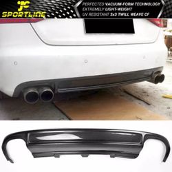 Audi A4 (B8,B8.5) Carbon Fiber Rear S4 Diffuser 