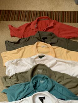 Men's XL Polo Shirts - 10 for $12