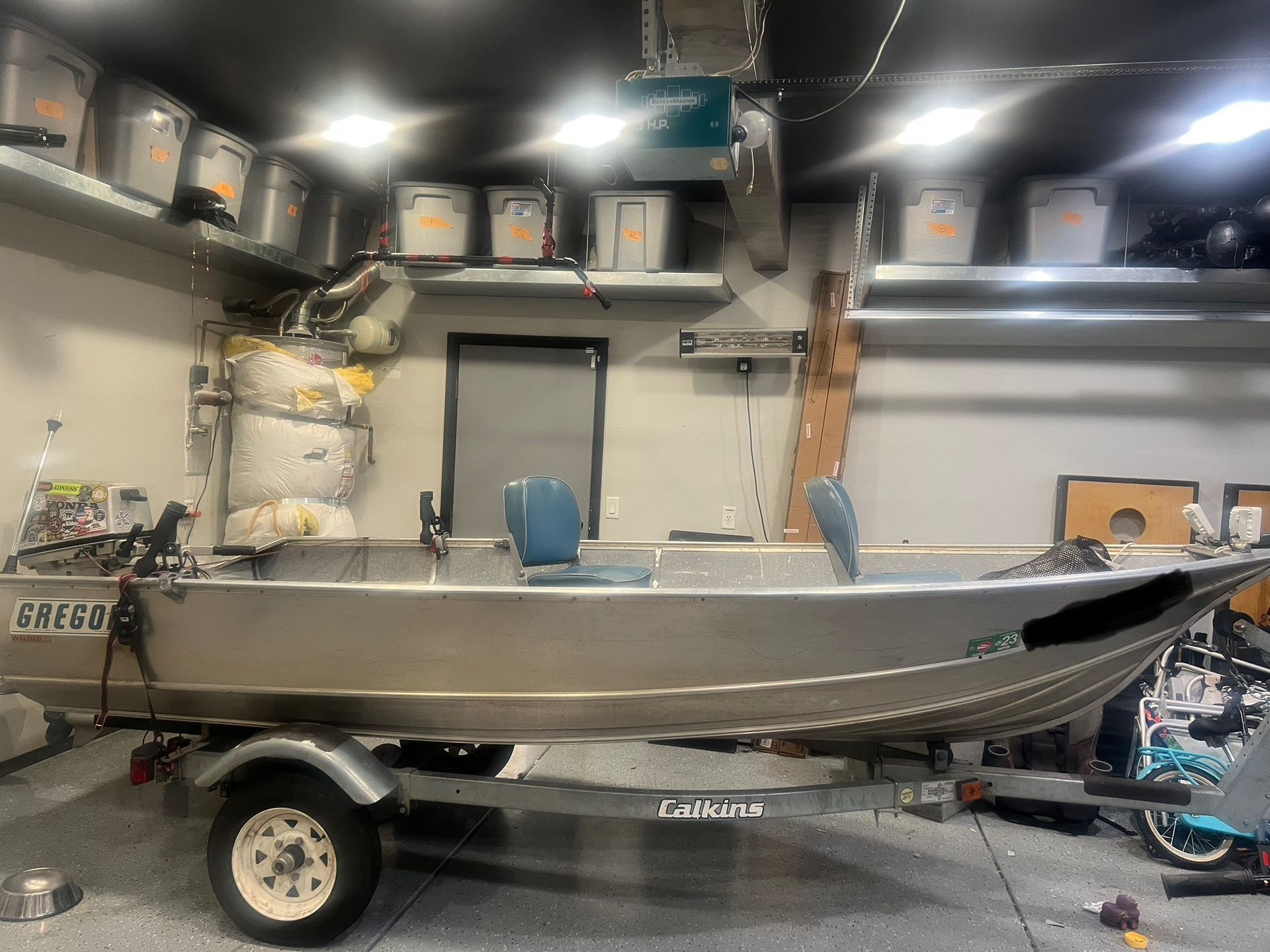 14ft Gregor Welded Aluminum Boat