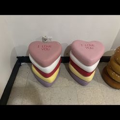 Heart I Love You Stool