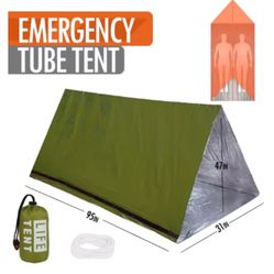 2 Person Emergency Tent Casa De Waterproof Camping Travel Pergola Family Campaign House Tourist Tents Cool Gear Equipment Coat