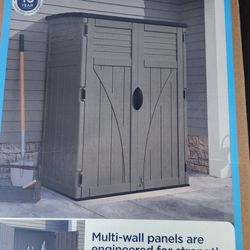 Brand New Suncast 
4-ftx3-ft Vertical Gray Lean-to Resin Storage Shed. Price Is Firm