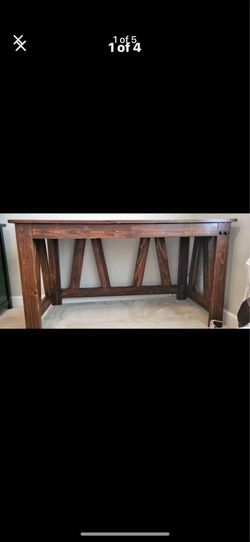 Real wood tv stand