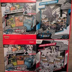 Pokémon White Flare / Black Bolt Poster & Binder Bundle Collection