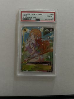 Nami Egghead Starter Deck Alternative Art PSA10