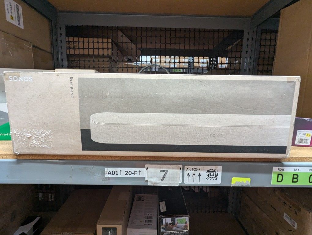 Sonos - Beam (Gen 2) 5.0 Channel Smart Soundbar with Dolby Atmos - White