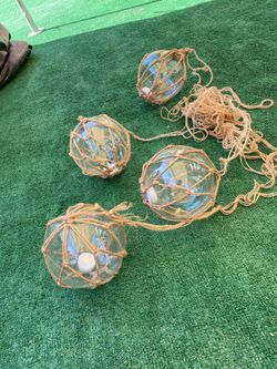 Beautiful nautical balls with lights