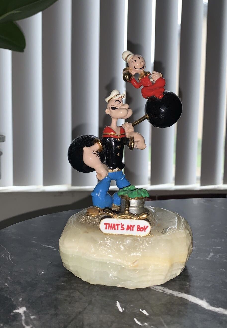 Popeye and Sweet Pea By Ron C PRICE REDUCED