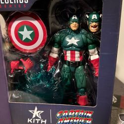 Kith X Marvel for Hasbro Legends (Captain America) Gameverse Player 2 (Green Suit) Figure
