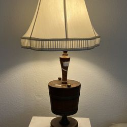 Antique Wood Lamp