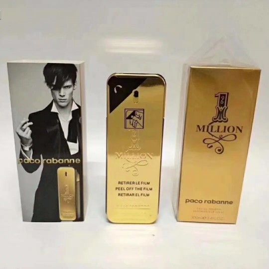 One Million brand perfume by Paco Rabanne for men spray perfume 100 ML, 3.4 FL. OZ.
