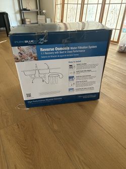Pure Blue H2O Reverse Osmosis Water Filtration System